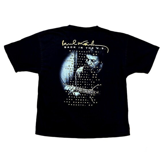 Vintage ‘02 Paul McCartney From The Beatles Back In The US Tour Band T Shirt - Picture 2 of 4